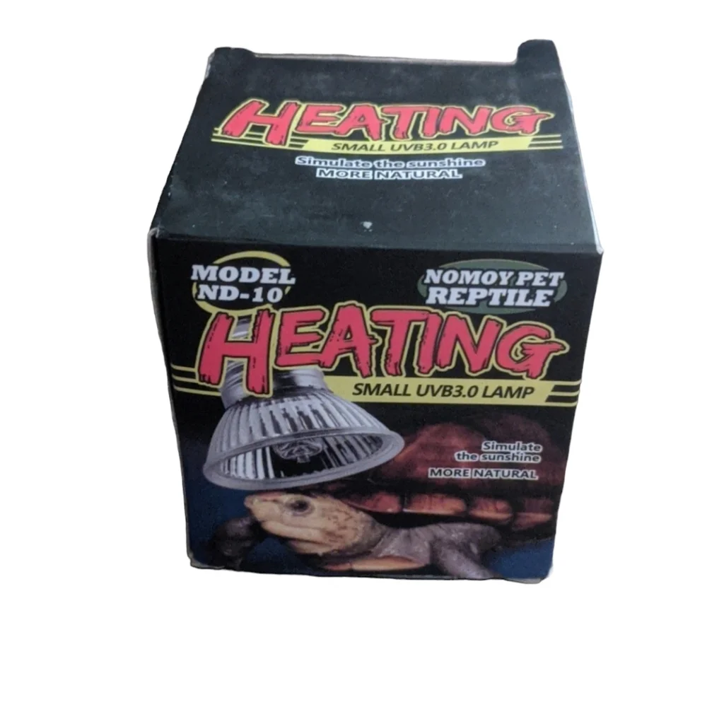 NomoyPet Small Reptile Turtle Lamp Uva Uvb 3.0 ND-10 (50w) Brand New.